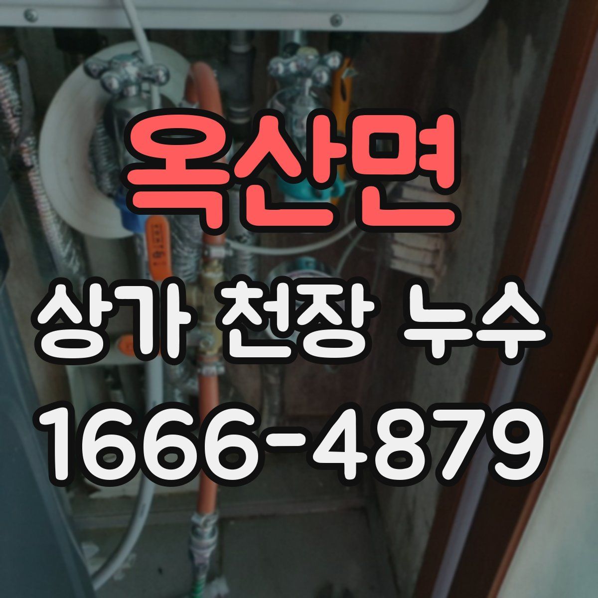 옥산면 상가 천장 누수