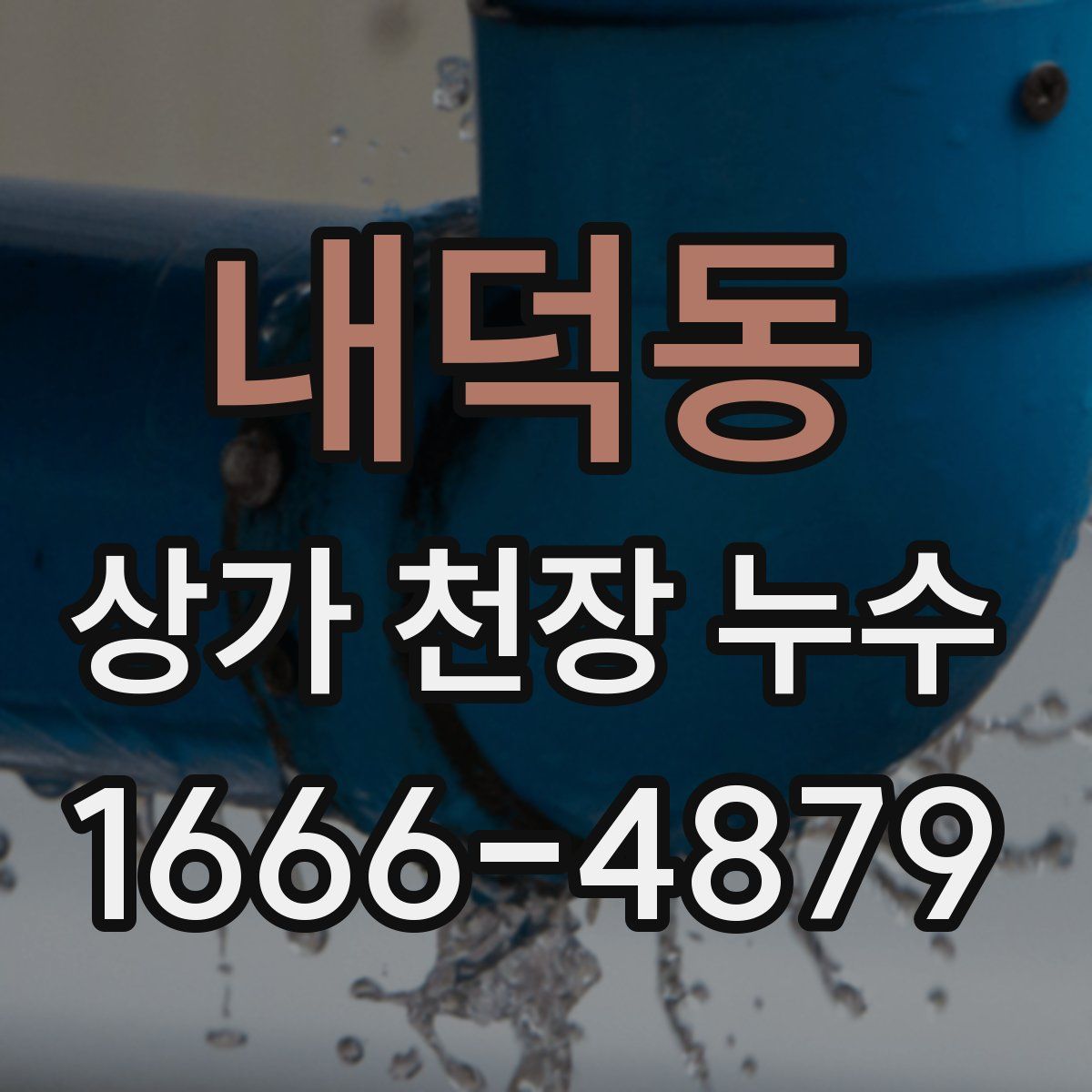 내덕동 상가 천장 누수