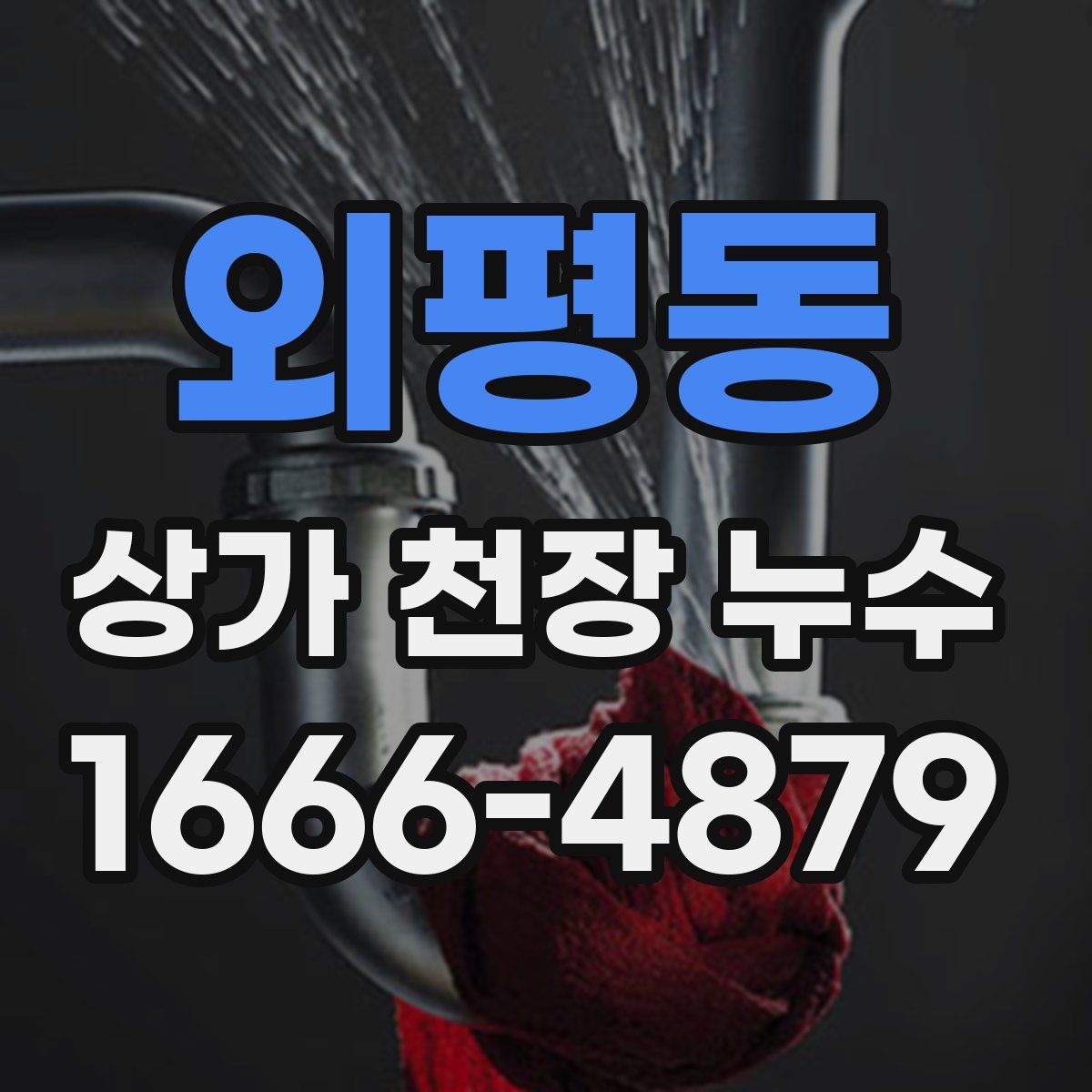 외평동 상가 천장 누수