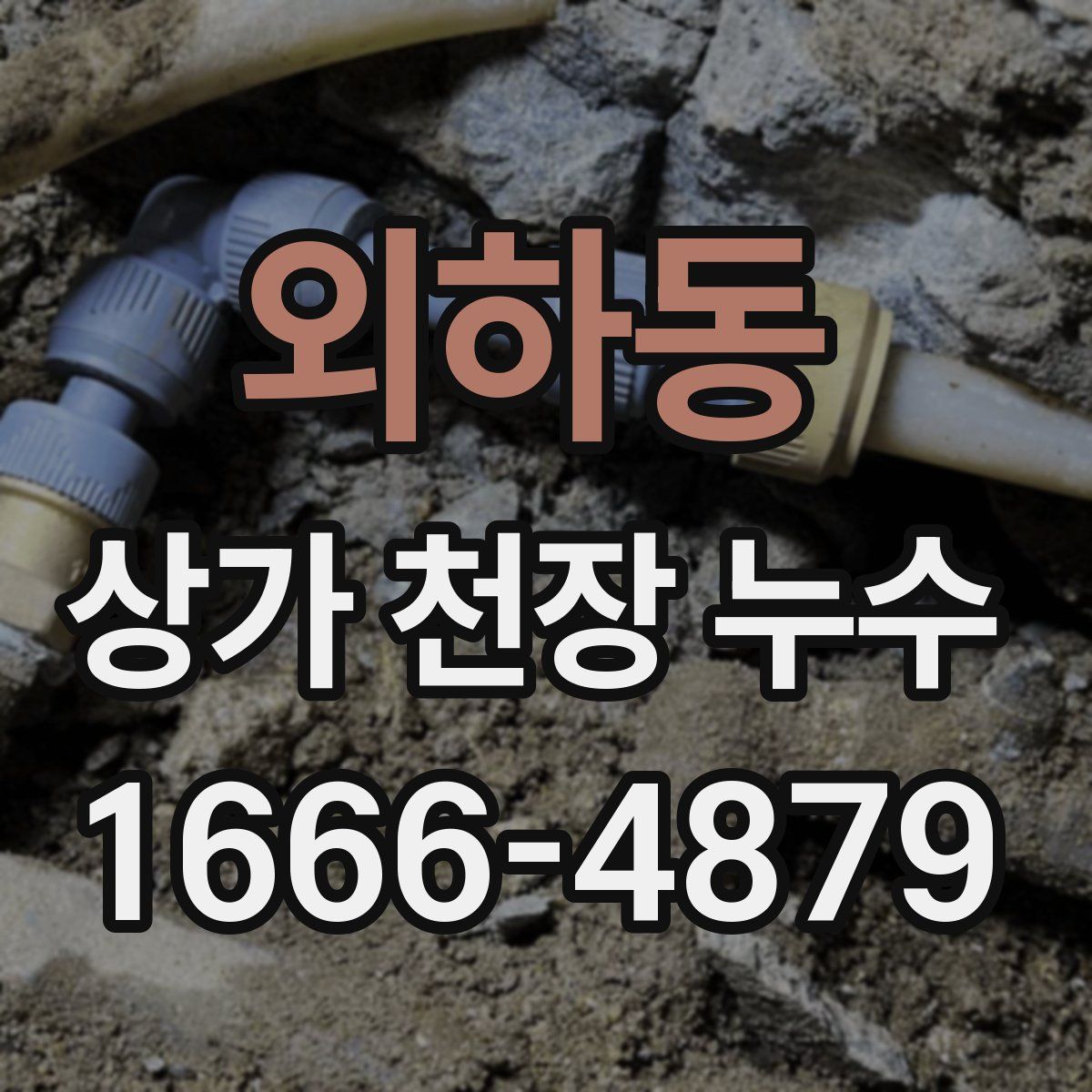 외하동 상가 천장 누수