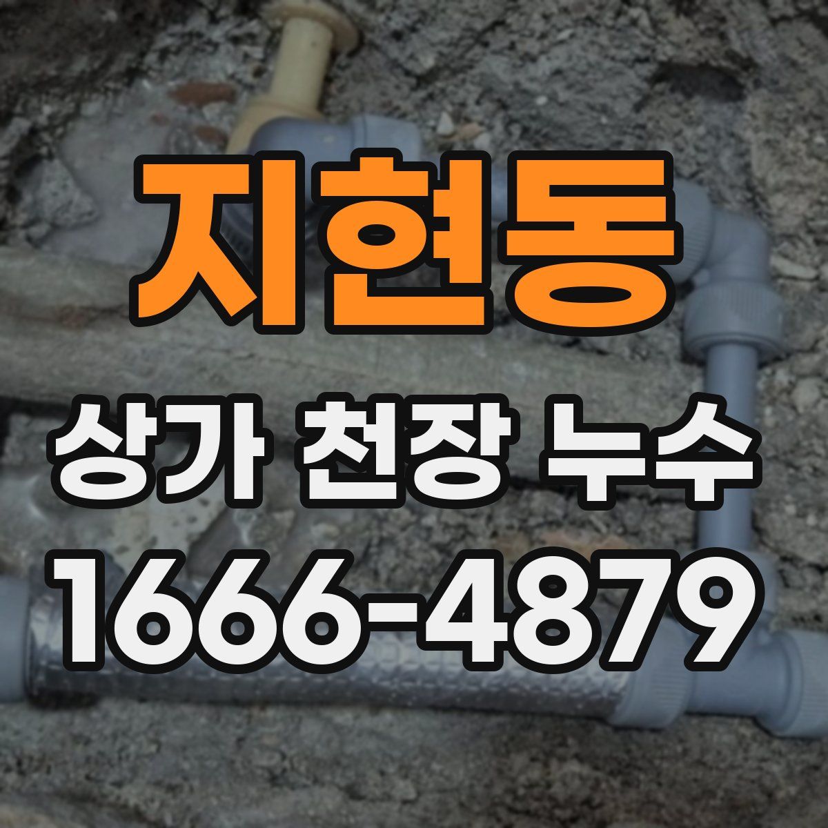 지현동 상가 천장 누수