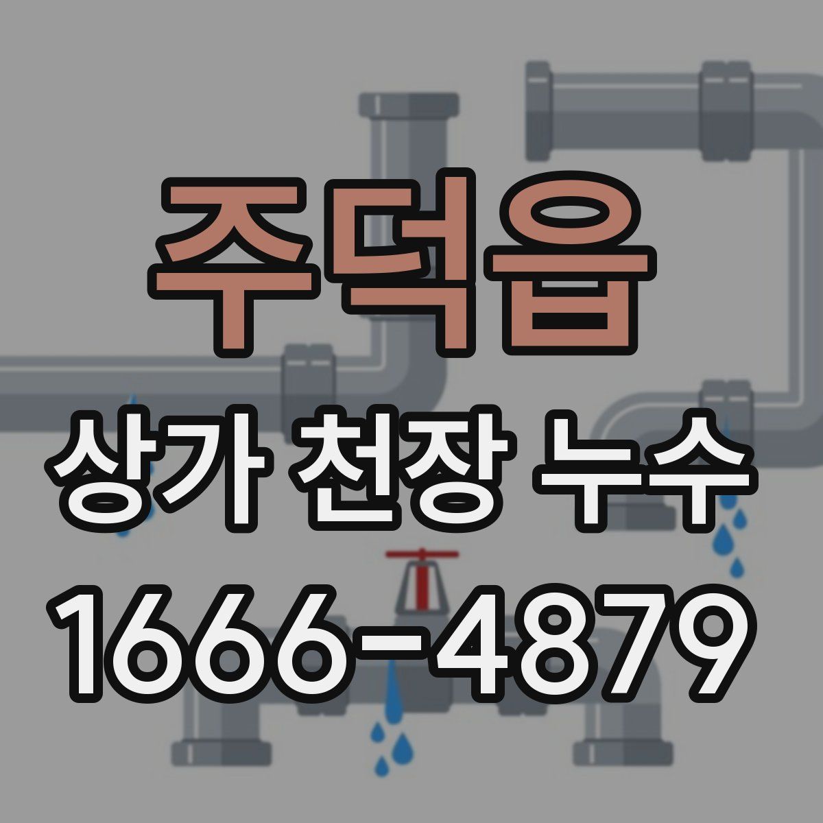 주덕읍 상가 천장 누수