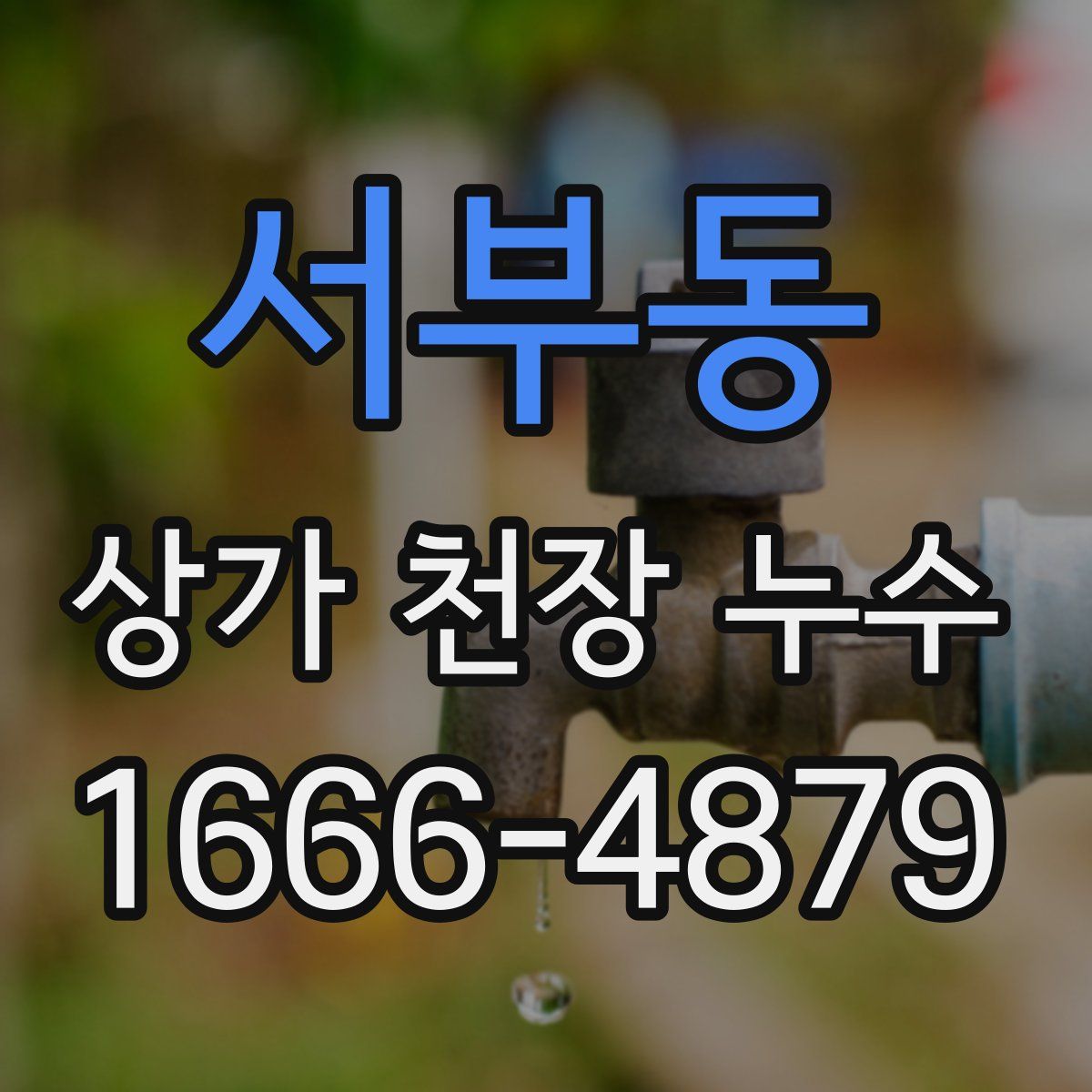 서부동 상가 천장 누수