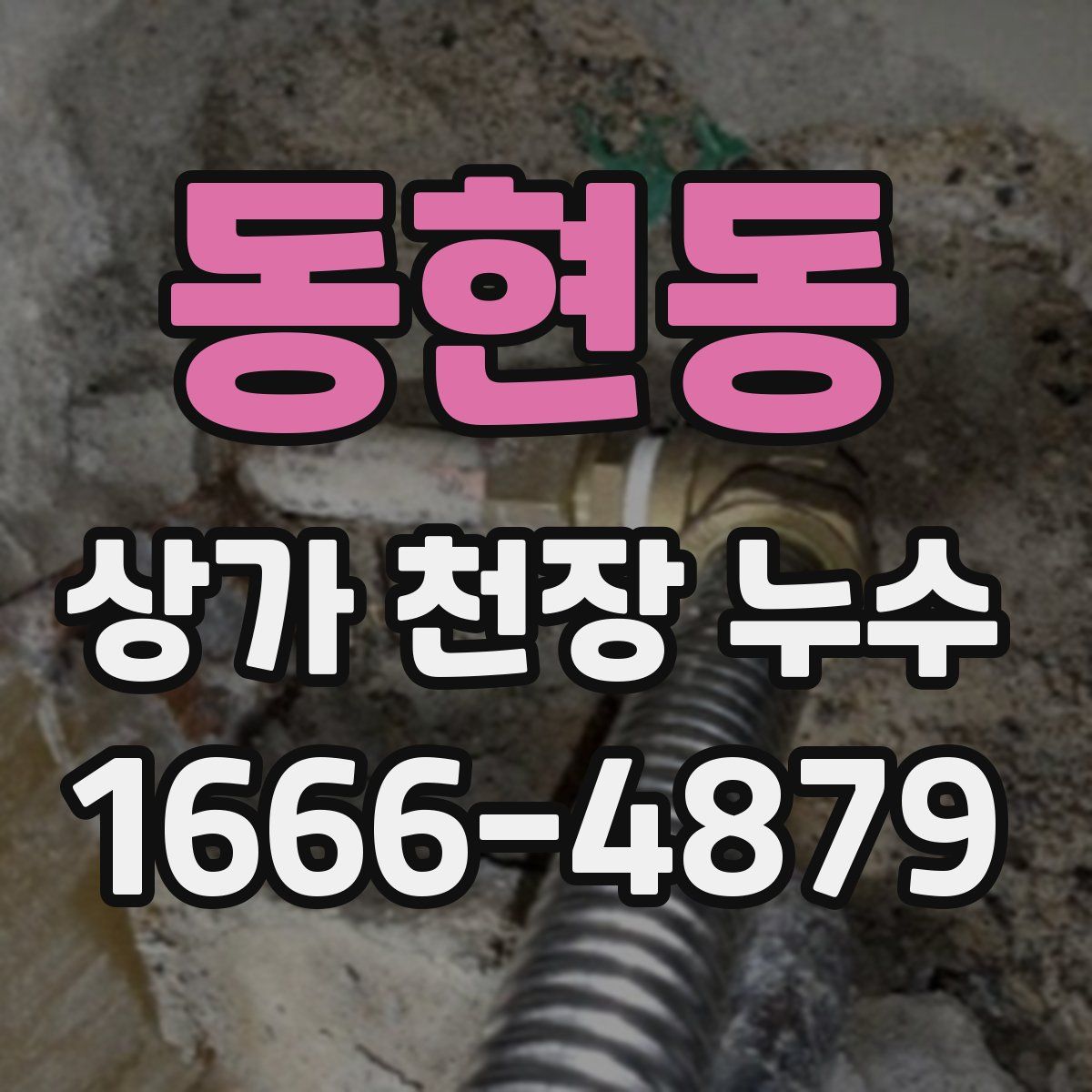 동현동 상가 천장 누수