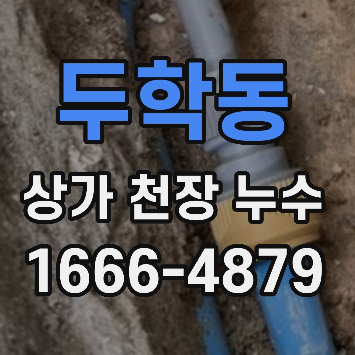 두학동 상가 천장 누수