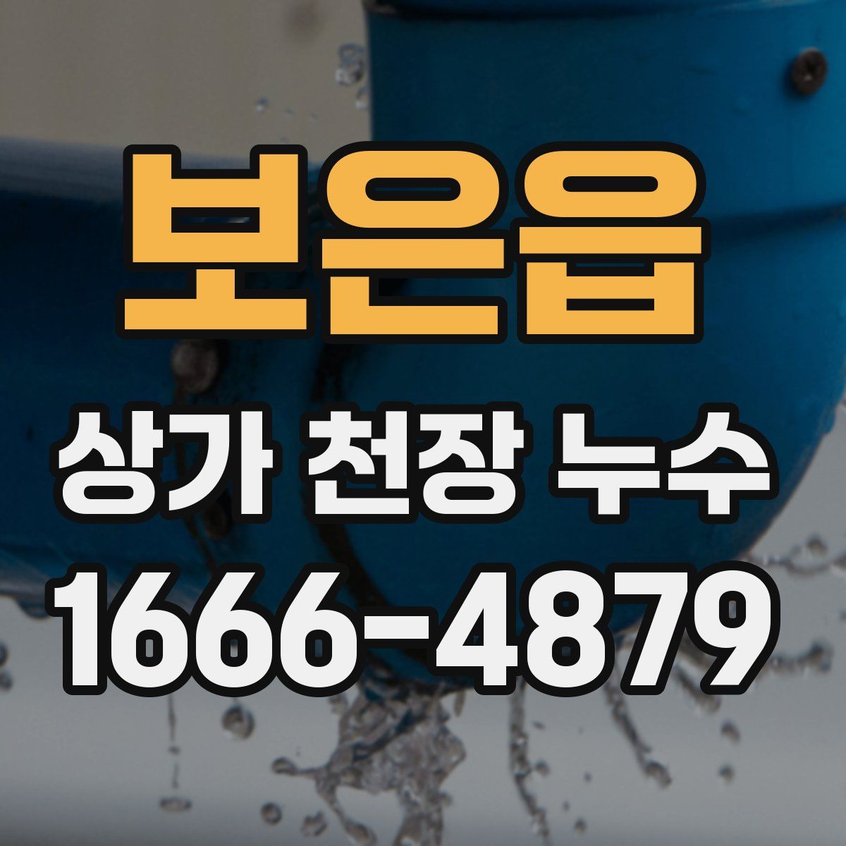보은읍 상가 천장 누수