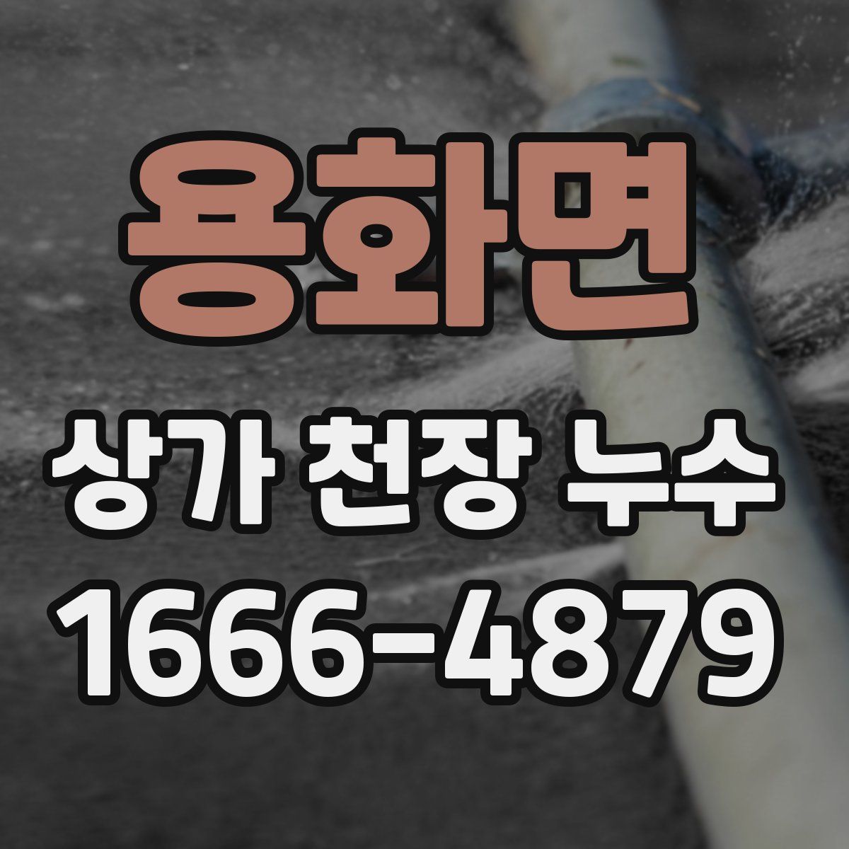 용화면 상가 천장 누수