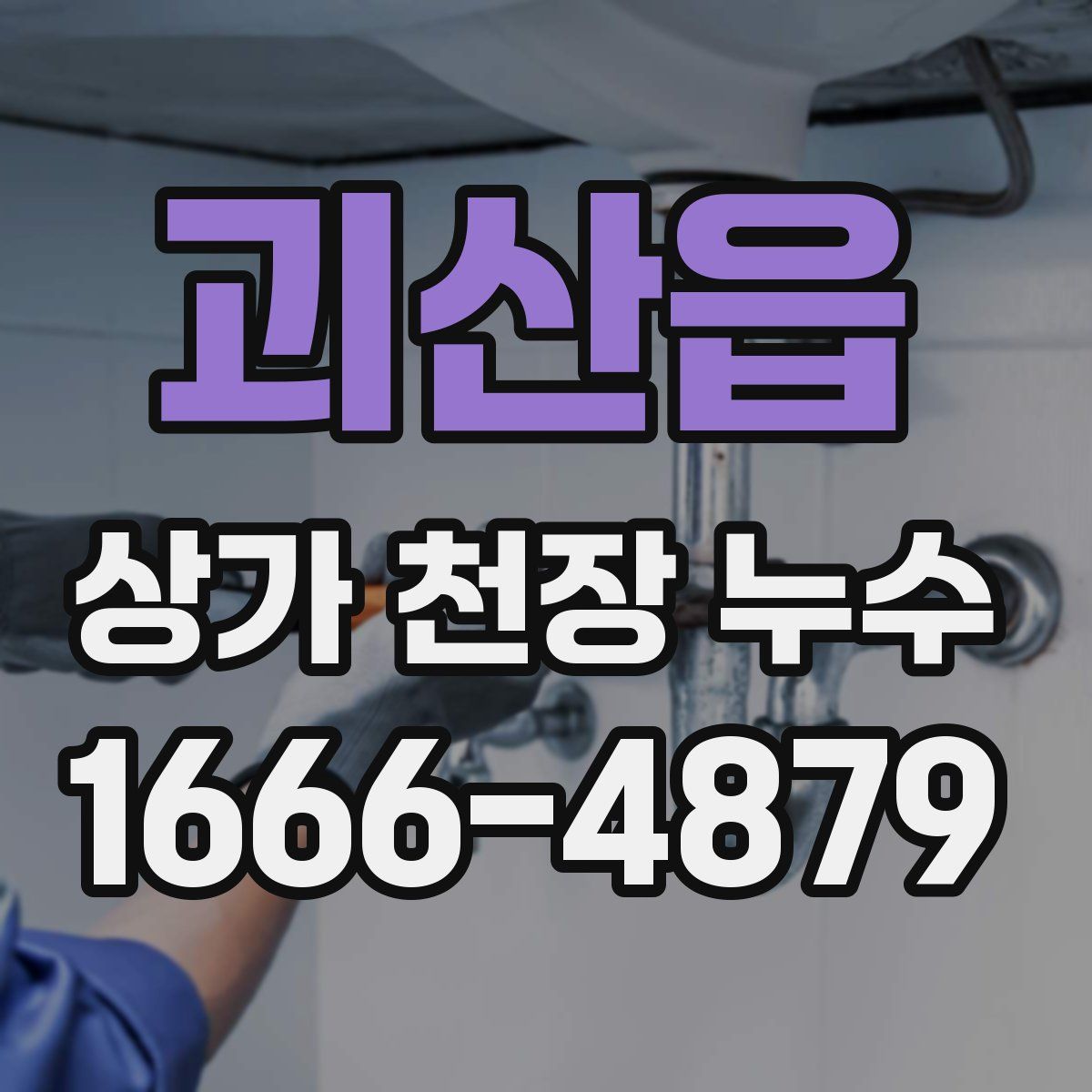 괴산읍 상가 천장 누수