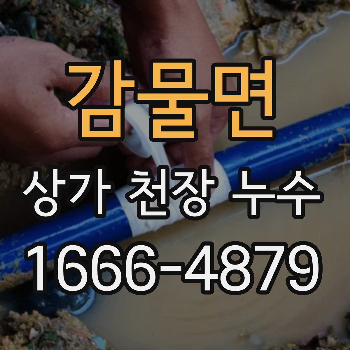감물면 상가 천장 누수