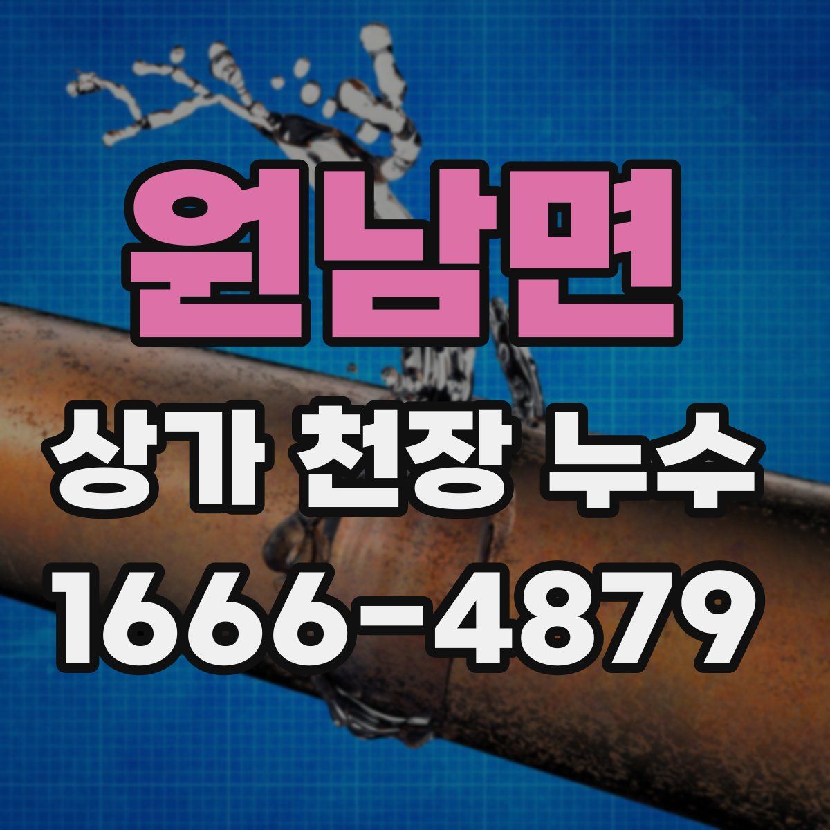 원남면 상가 천장 누수