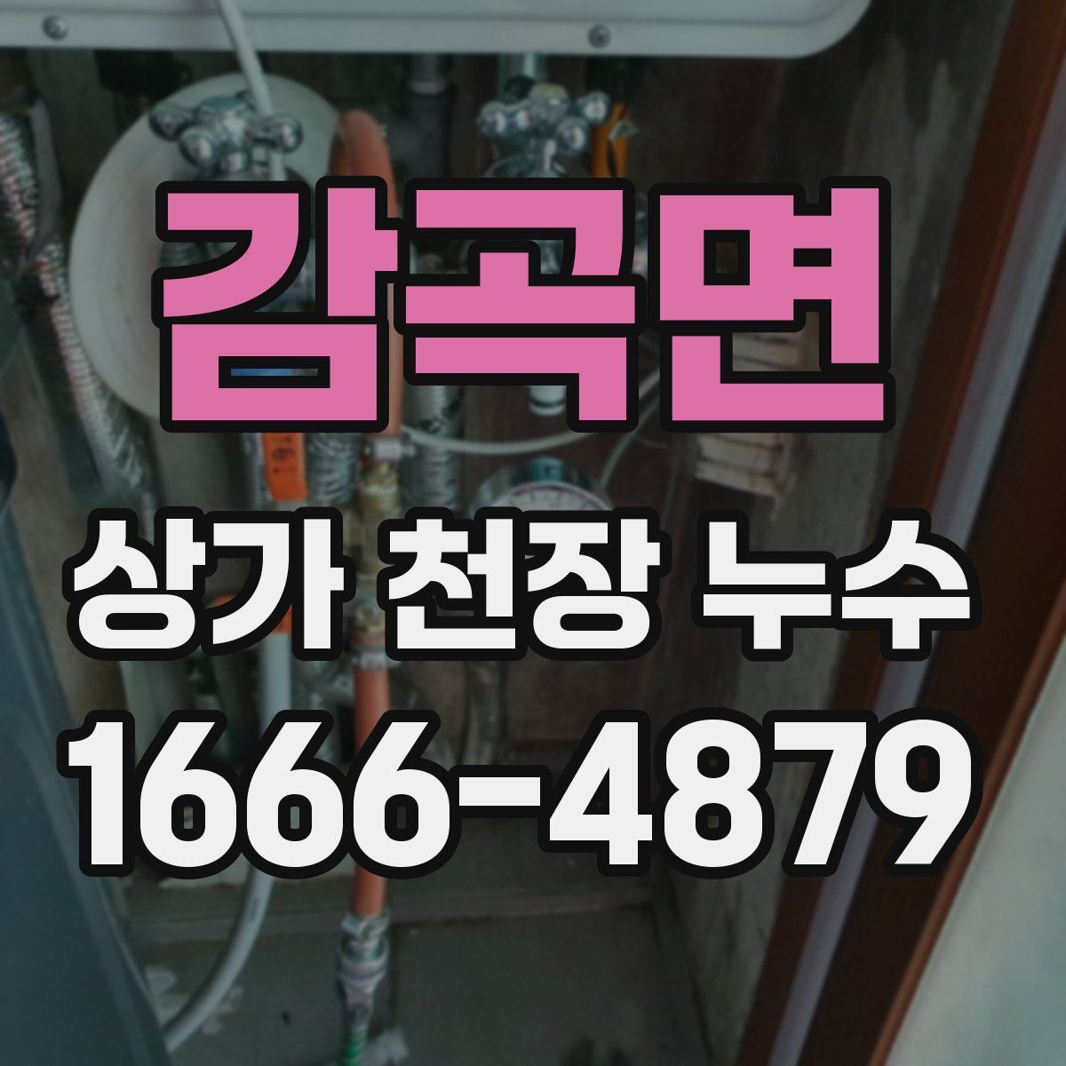 감곡면 상가 천장 누수