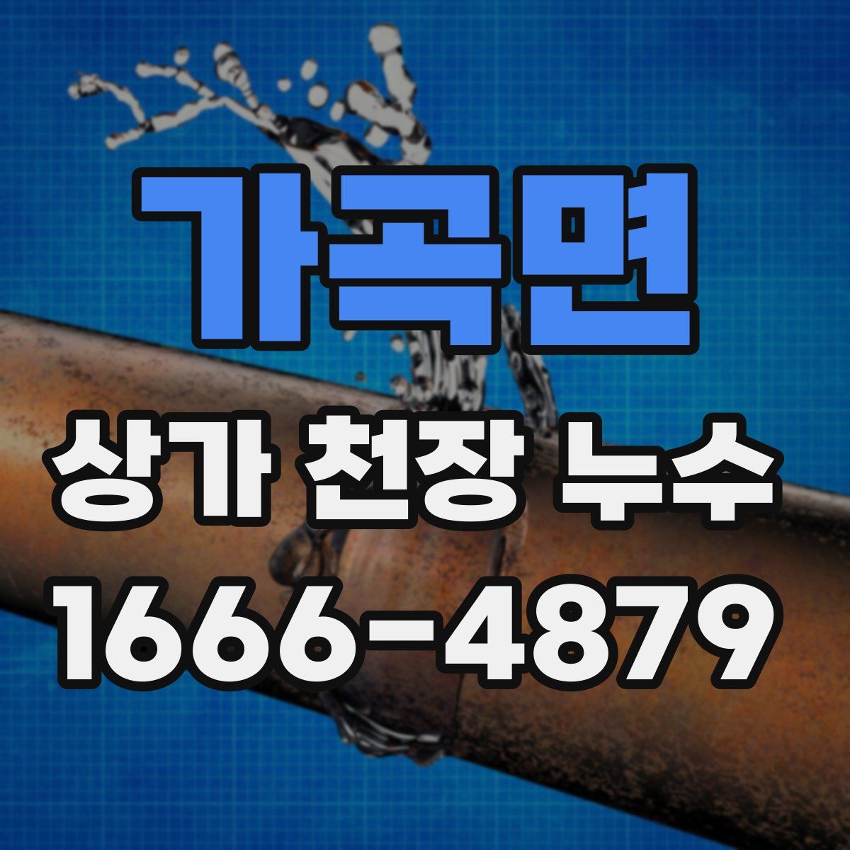 가곡면 상가 천장 누수