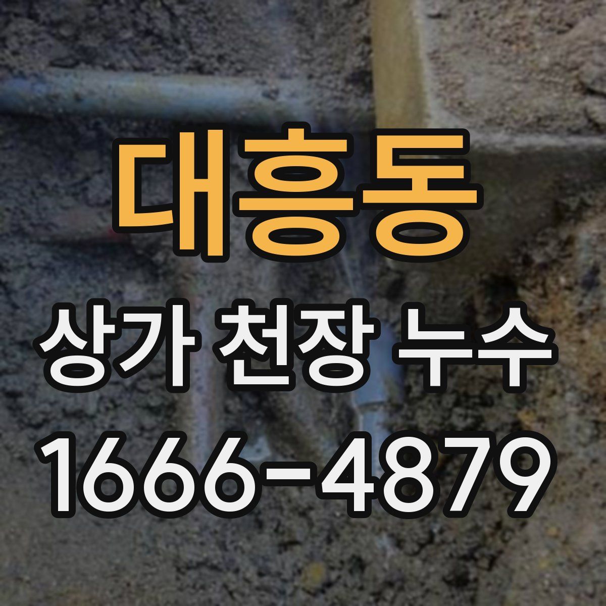 대흥동 상가 천장 누수