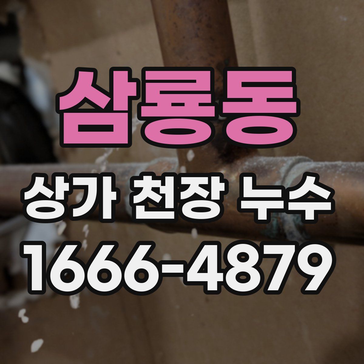 삼룡동 상가 천장 누수