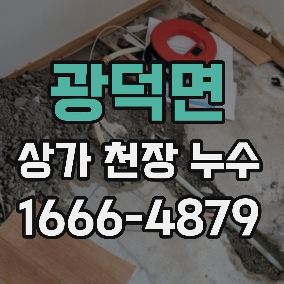 광덕면 상가 천장 누수