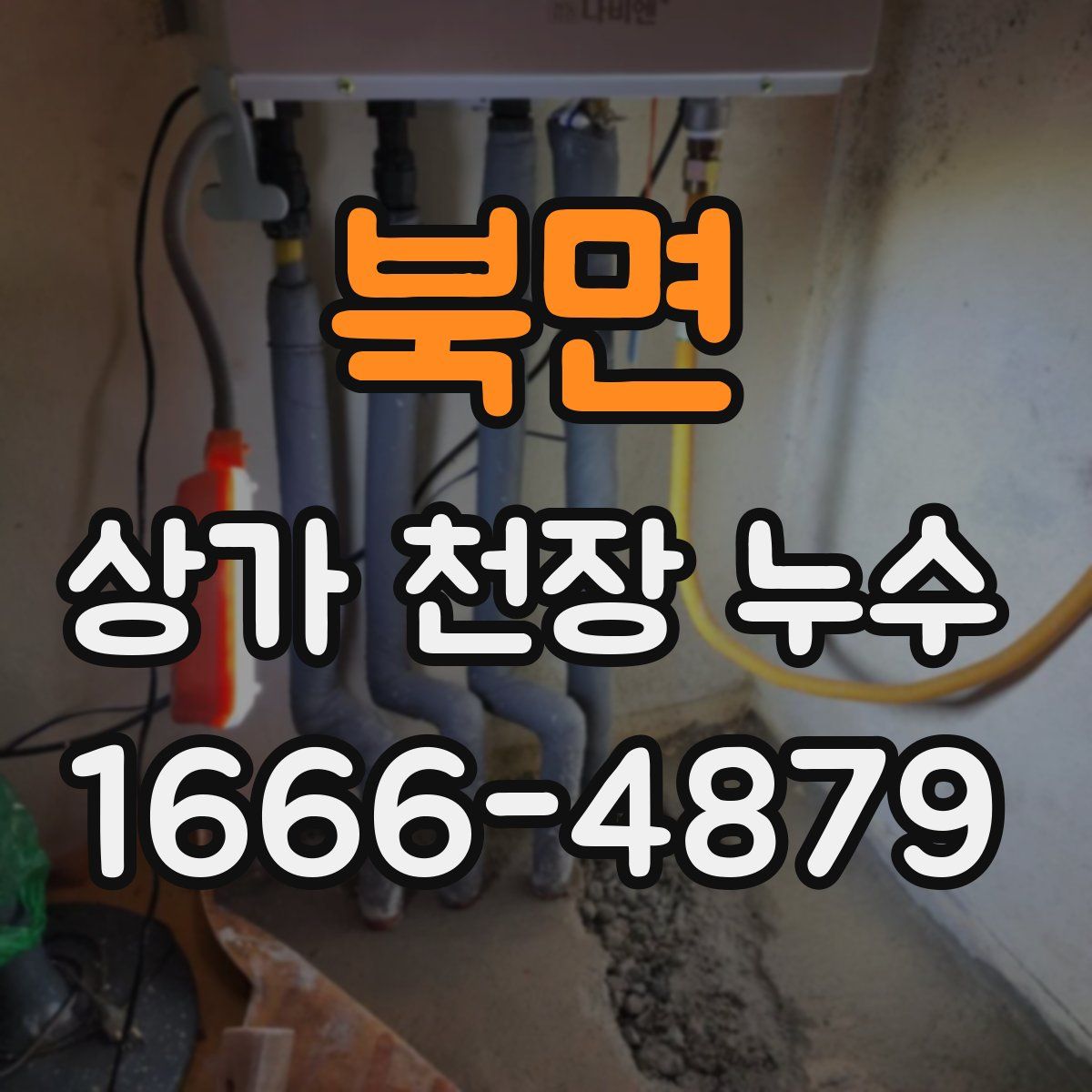 북면 상가 천장 누수