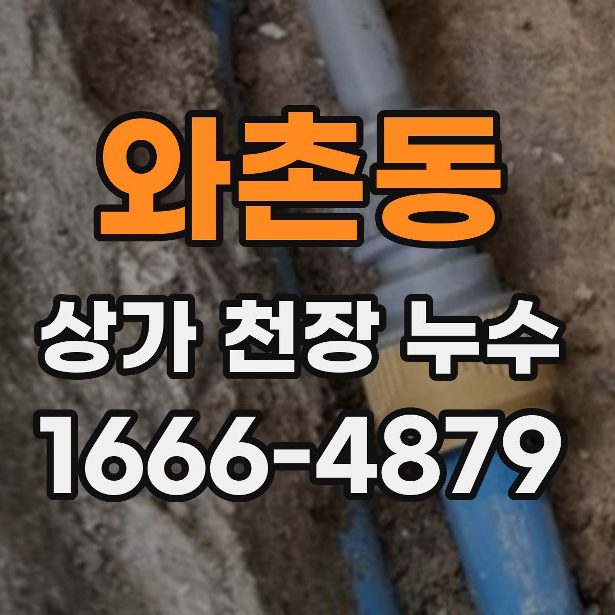 와촌동 상가 천장 누수