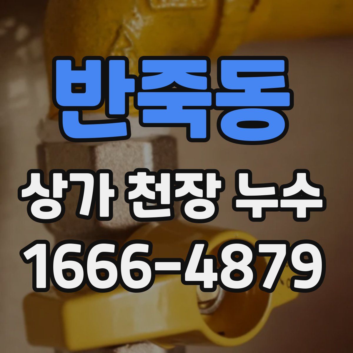 반죽동 상가 천장 누수