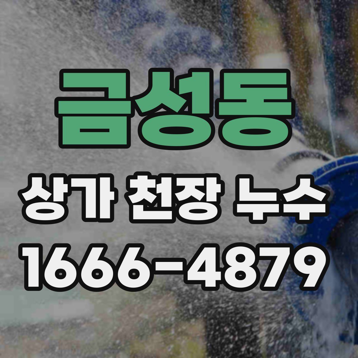 금성동 상가 천장 누수