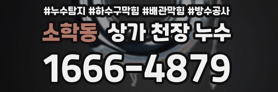 소학동 상가 천장 누수
