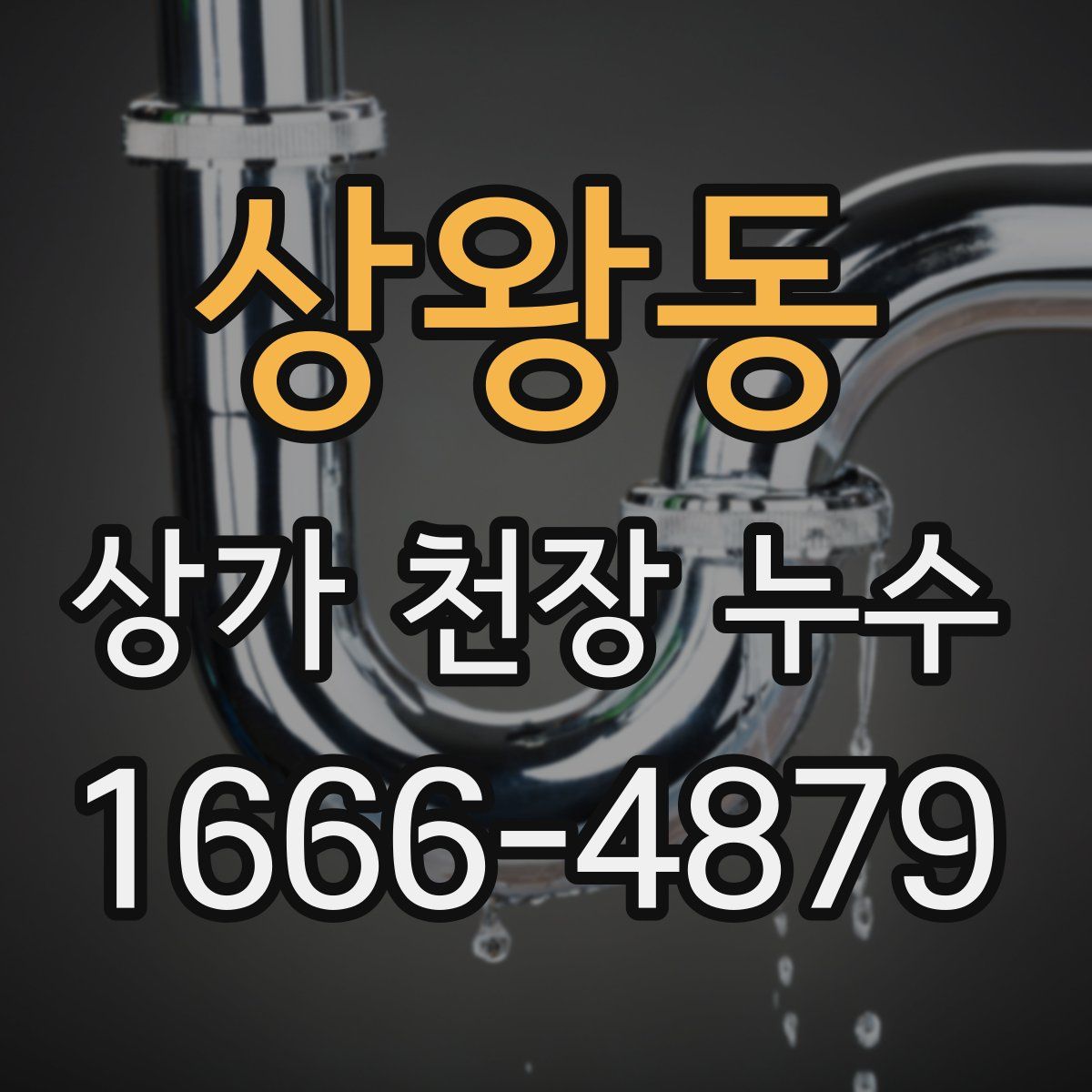 상왕동 상가 천장 누수