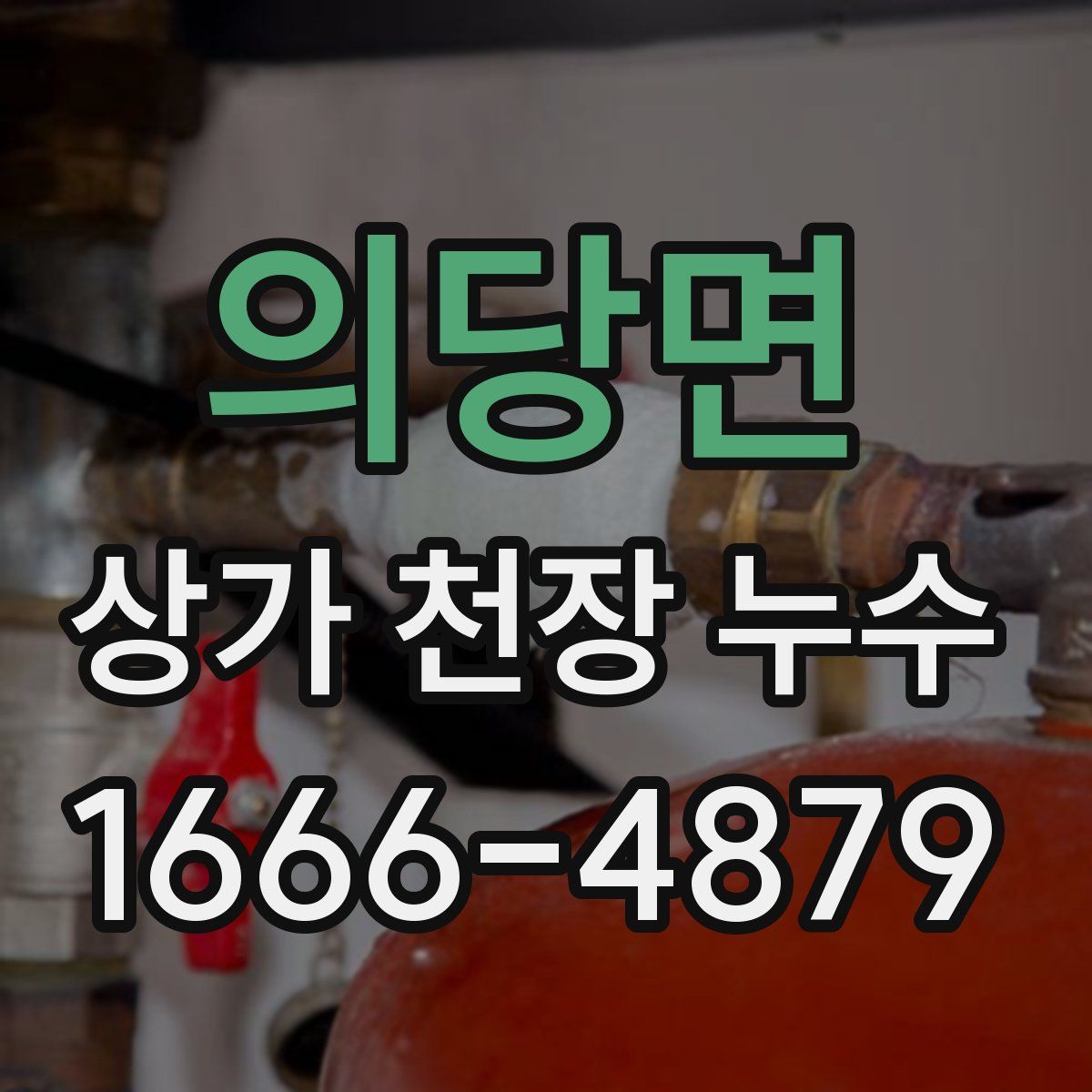 의당면 상가 천장 누수