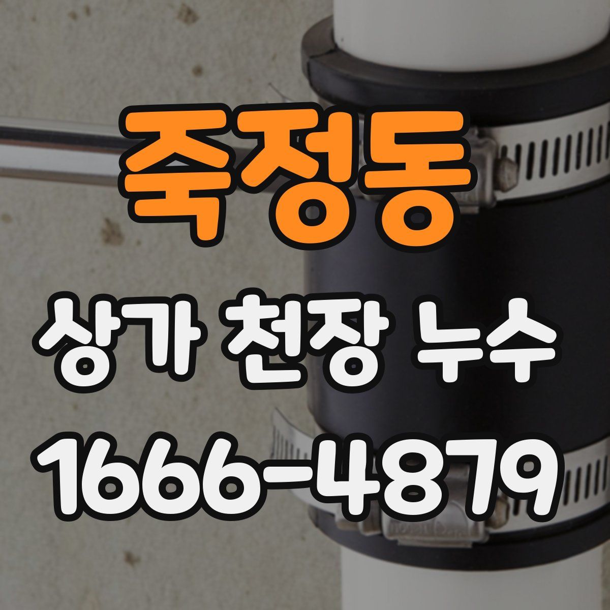 죽정동 상가 천장 누수