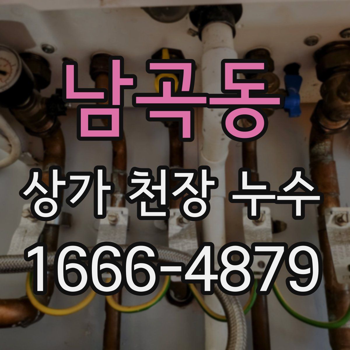 남곡동 상가 천장 누수