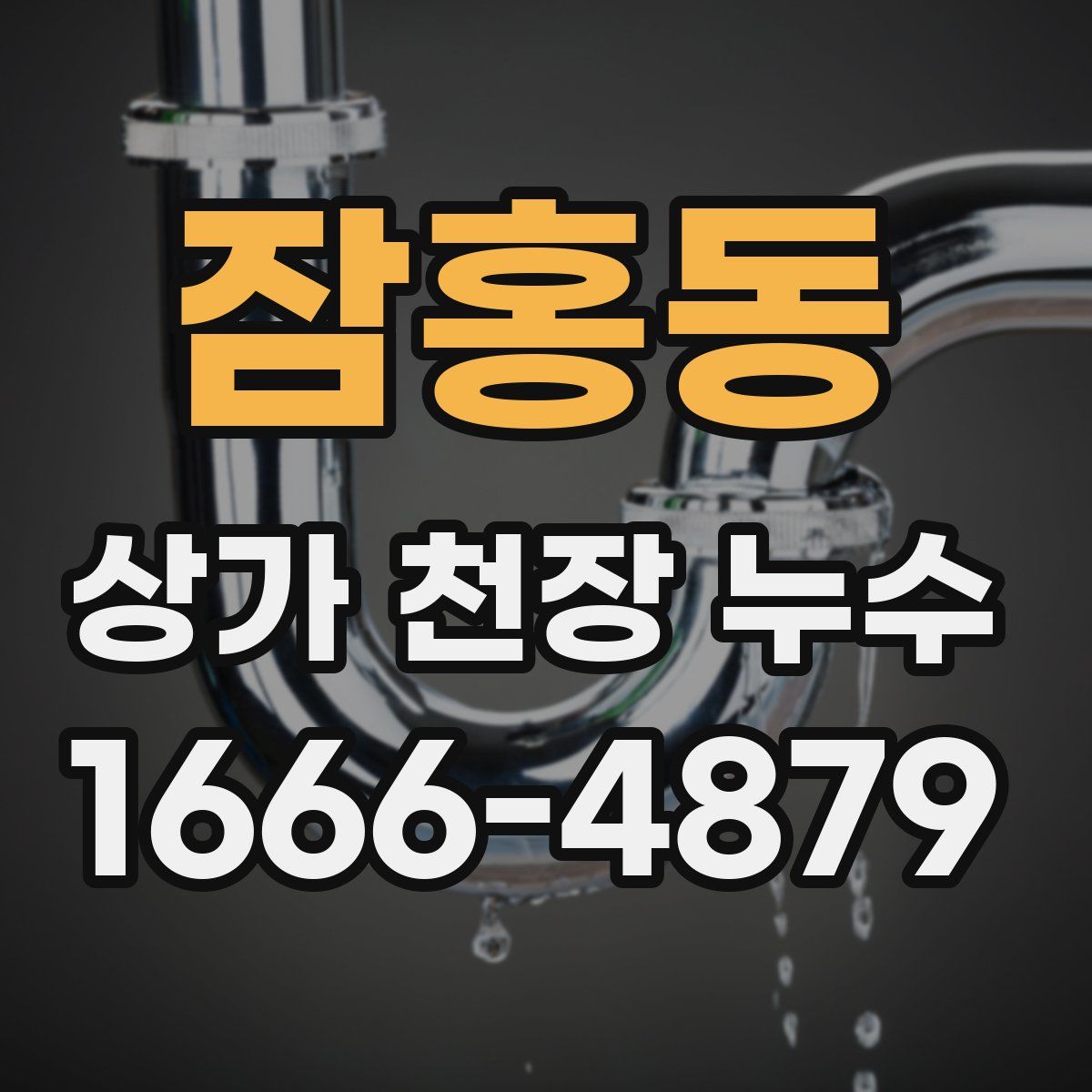 잠홍동 상가 천장 누수