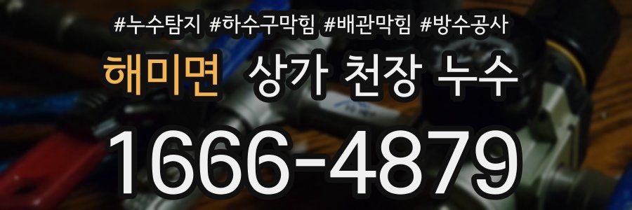 해미면 상가 천장 누수