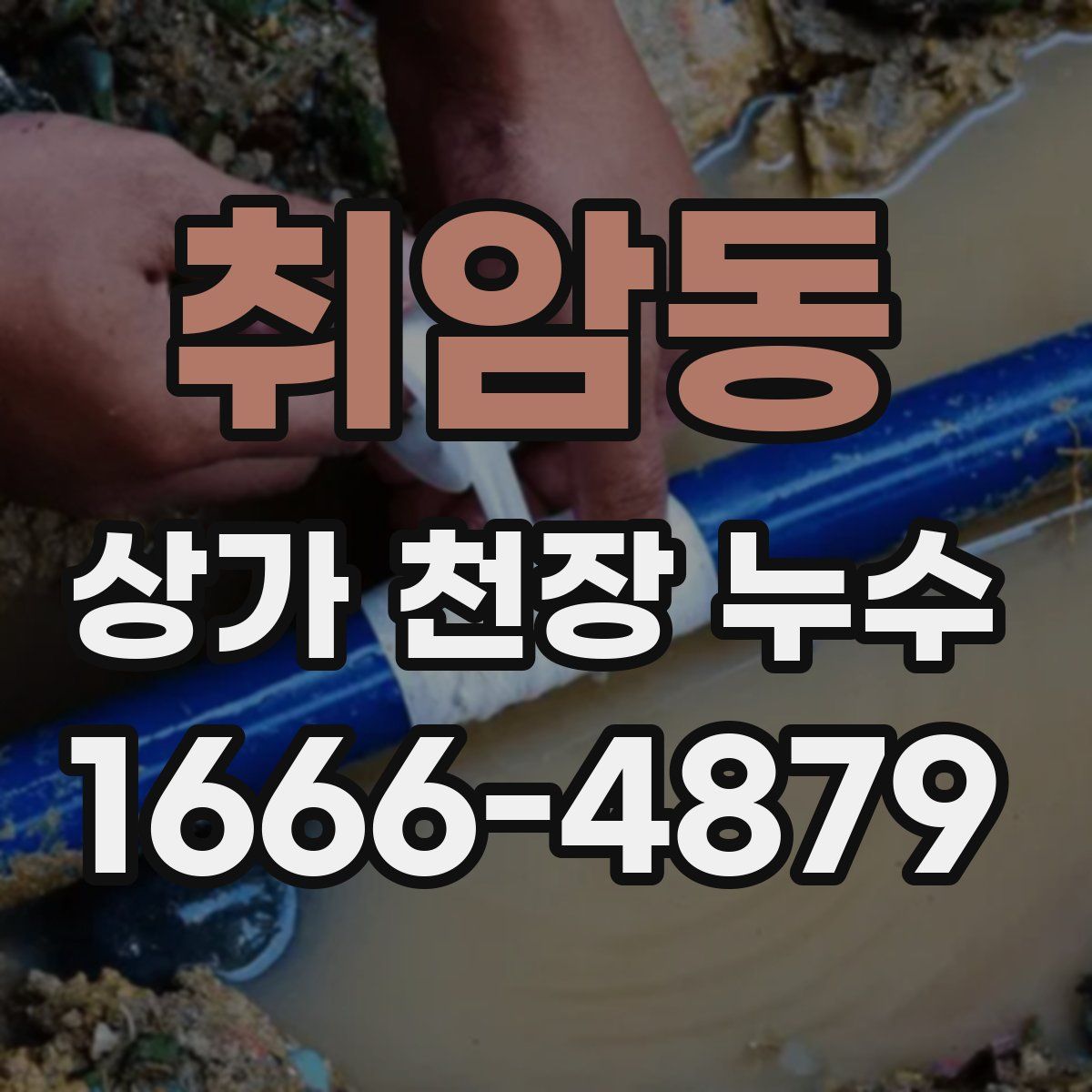 취암동 상가 천장 누수