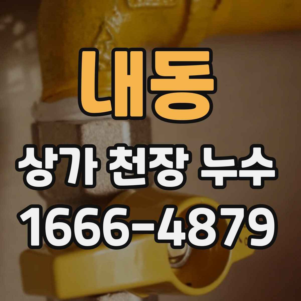 내동 상가 천장 누수