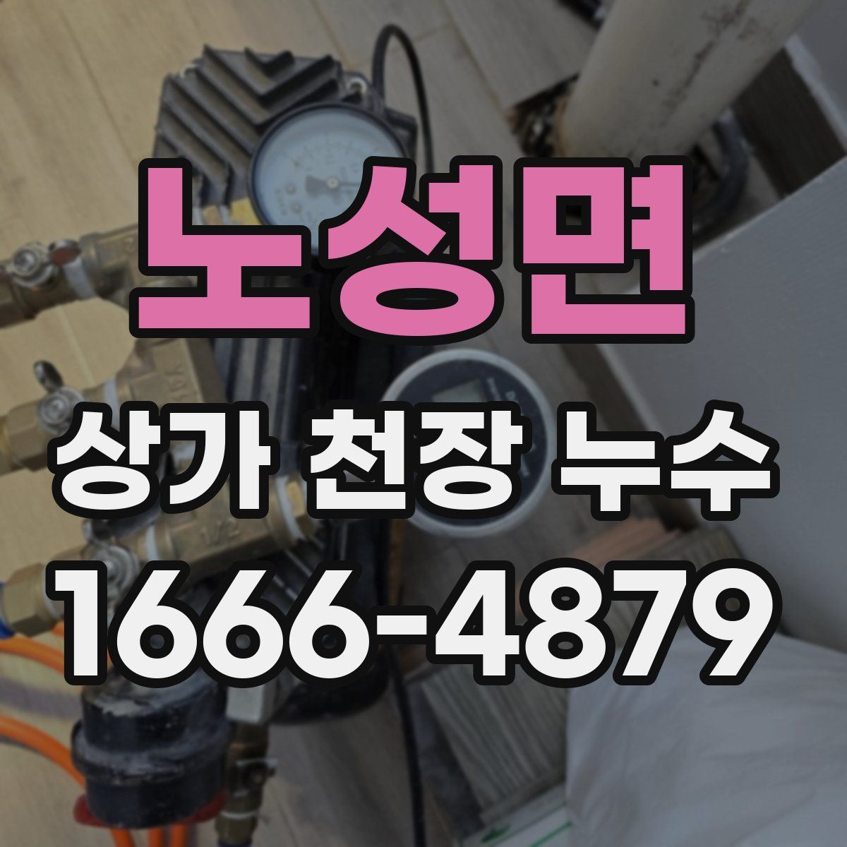 노성면 상가 천장 누수