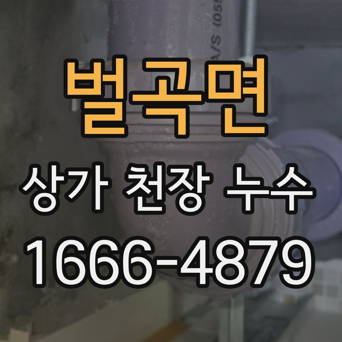 벌곡면 상가 천장 누수