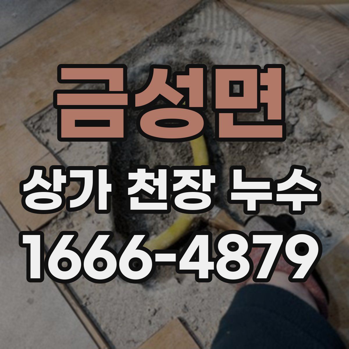 금성면 상가 천장 누수