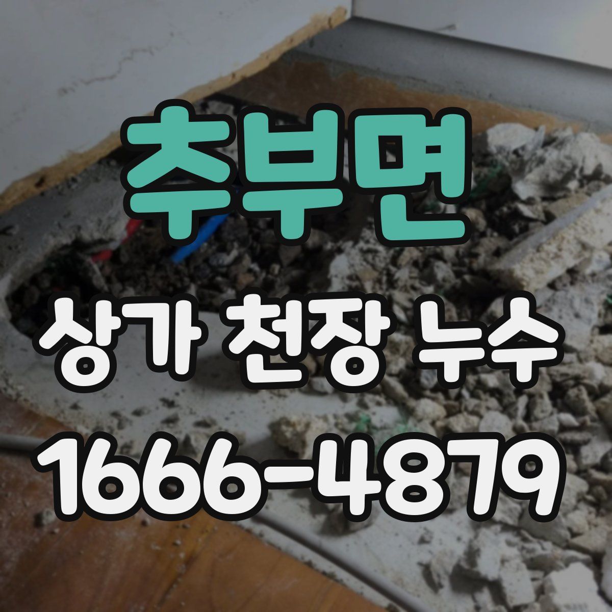 추부면 상가 천장 누수