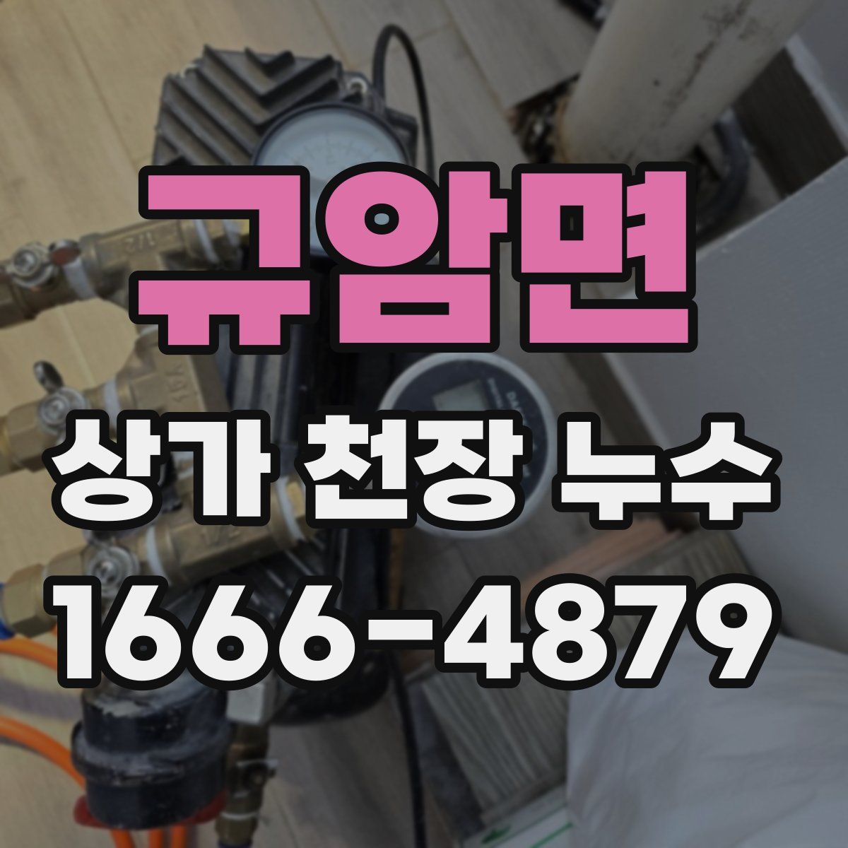 규암면 상가 천장 누수