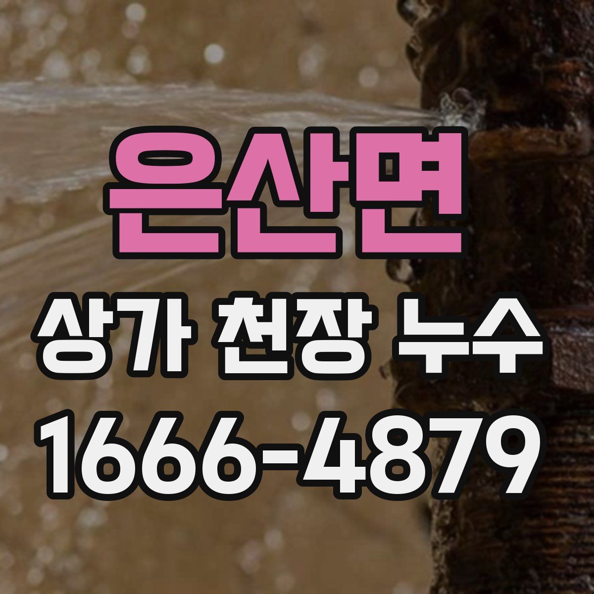 은산면 상가 천장 누수