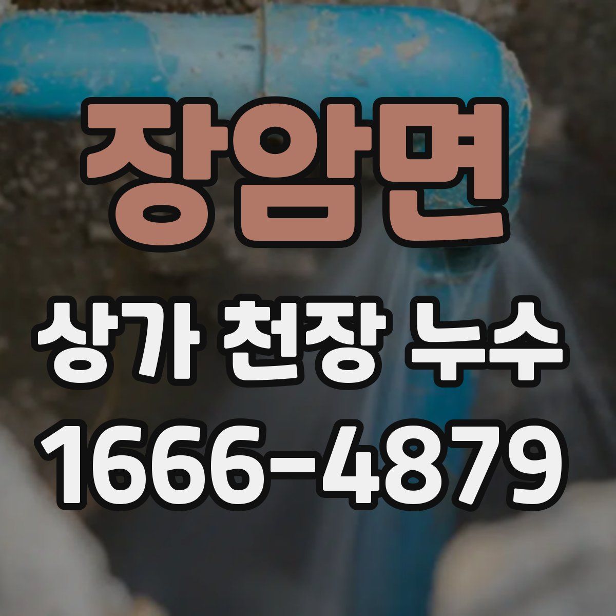 장암면 상가 천장 누수