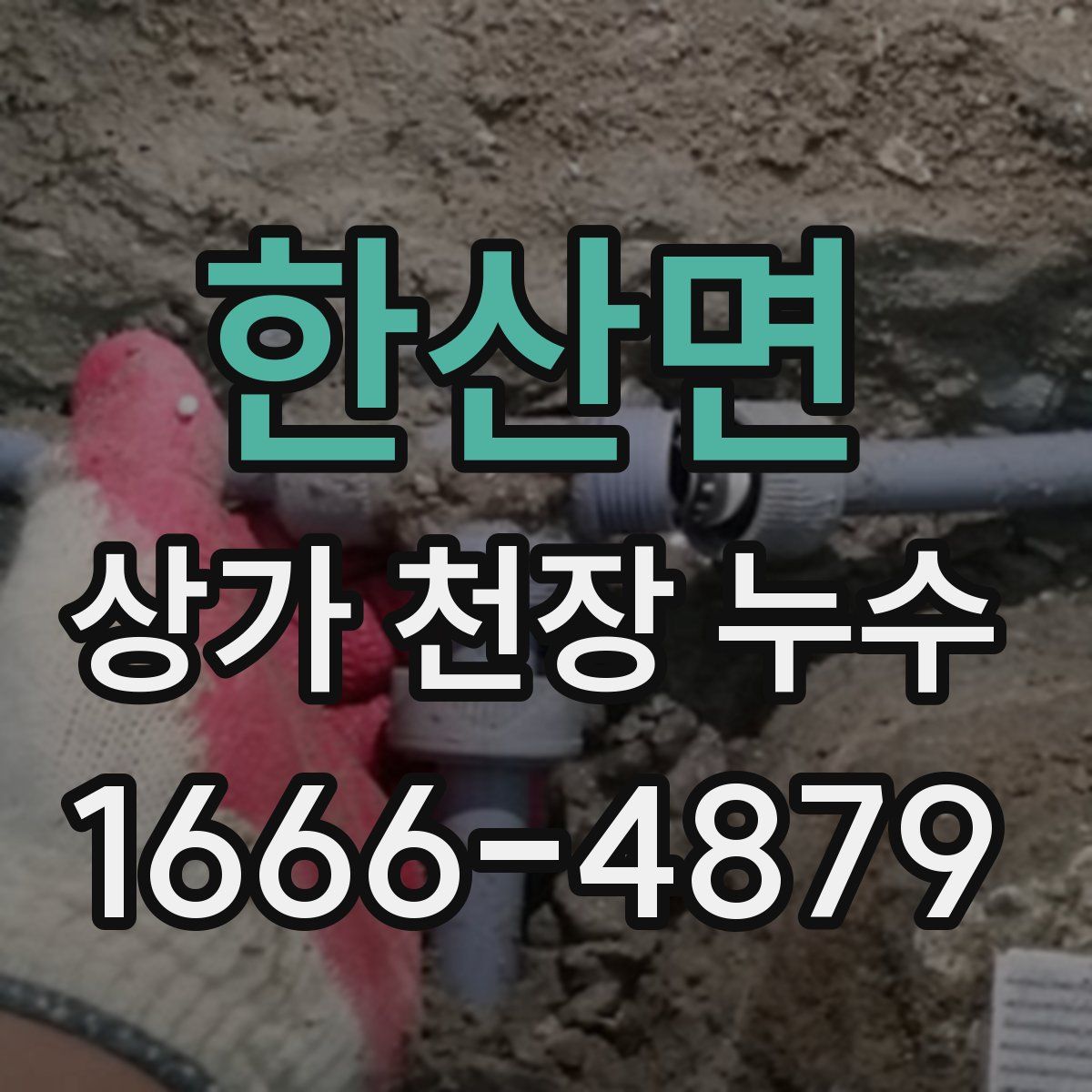 한산면 상가 천장 누수