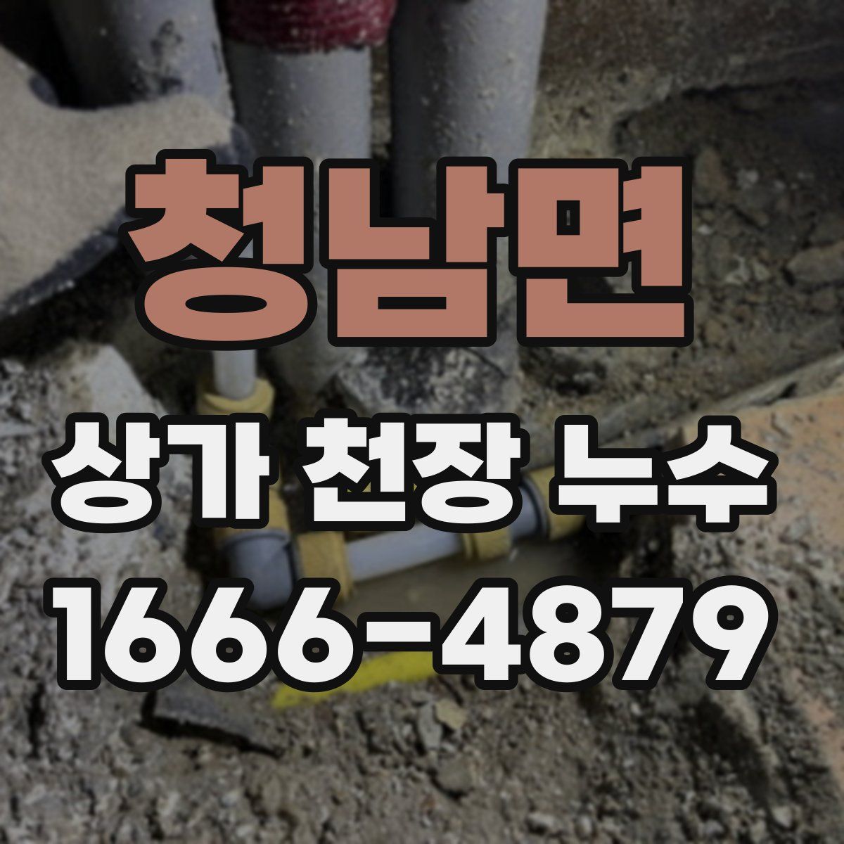 청남면 상가 천장 누수