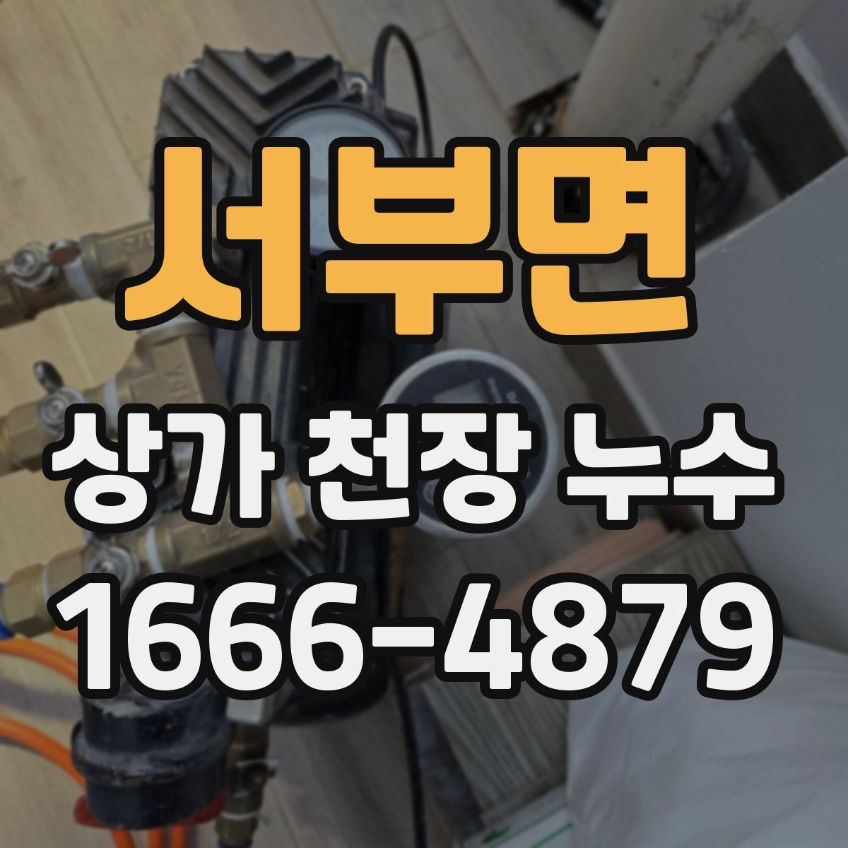 서부면 상가 천장 누수
