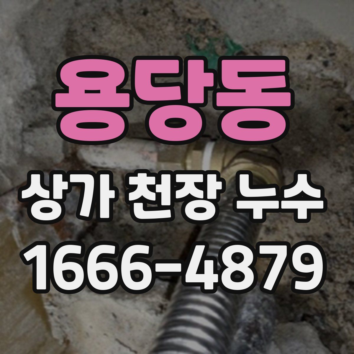 용당동 상가 천장 누수