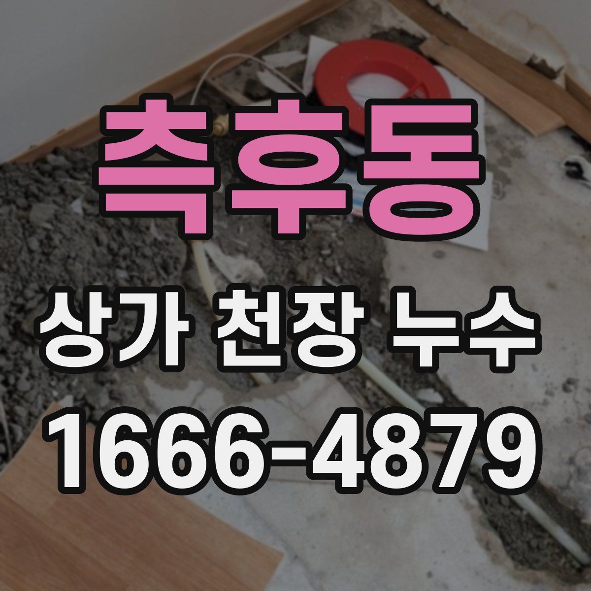 측후동 상가 천장 누수