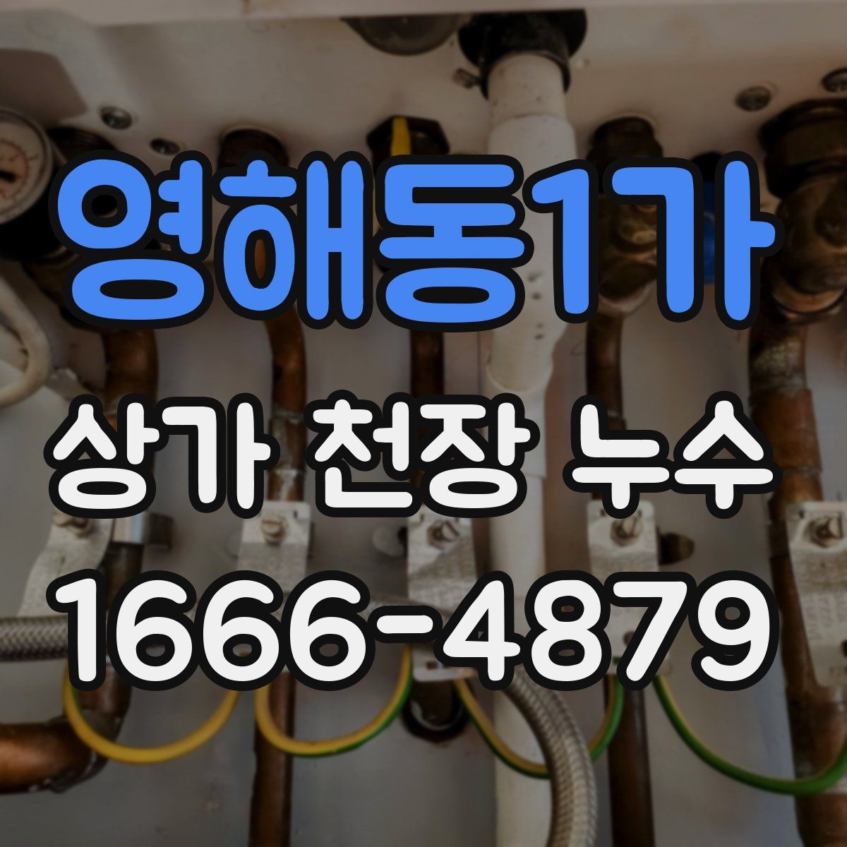 영해동1가 상가 천장 누수