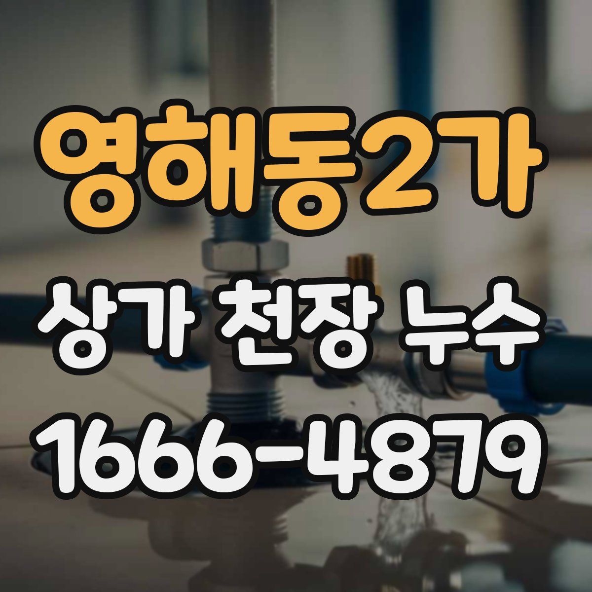 영해동2가 상가 천장 누수