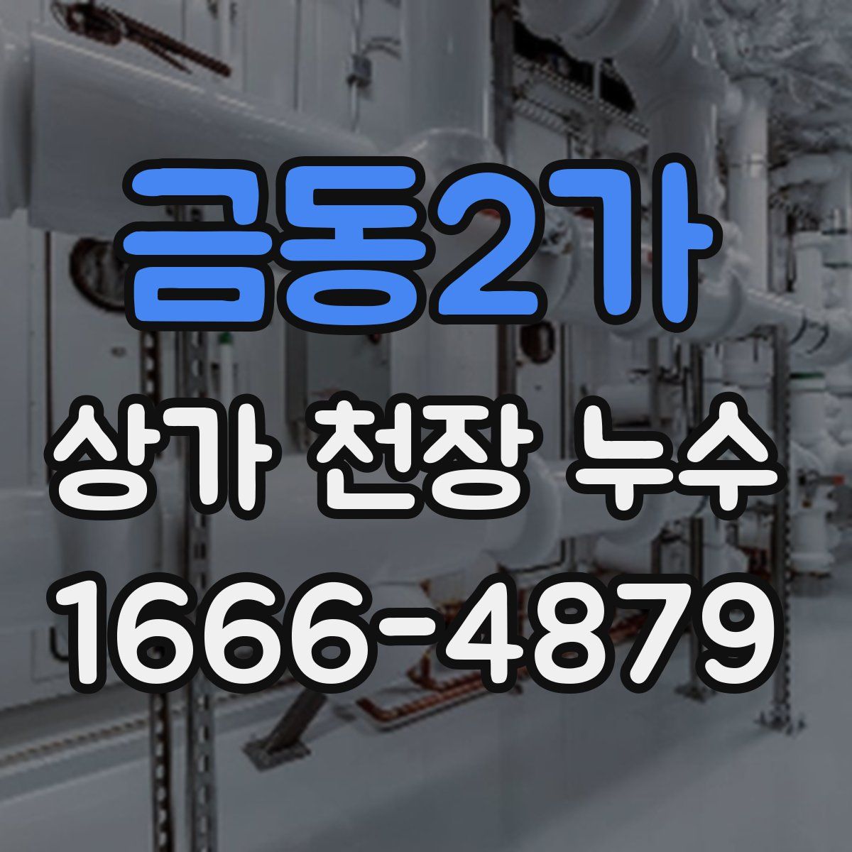 금동2가 상가 천장 누수