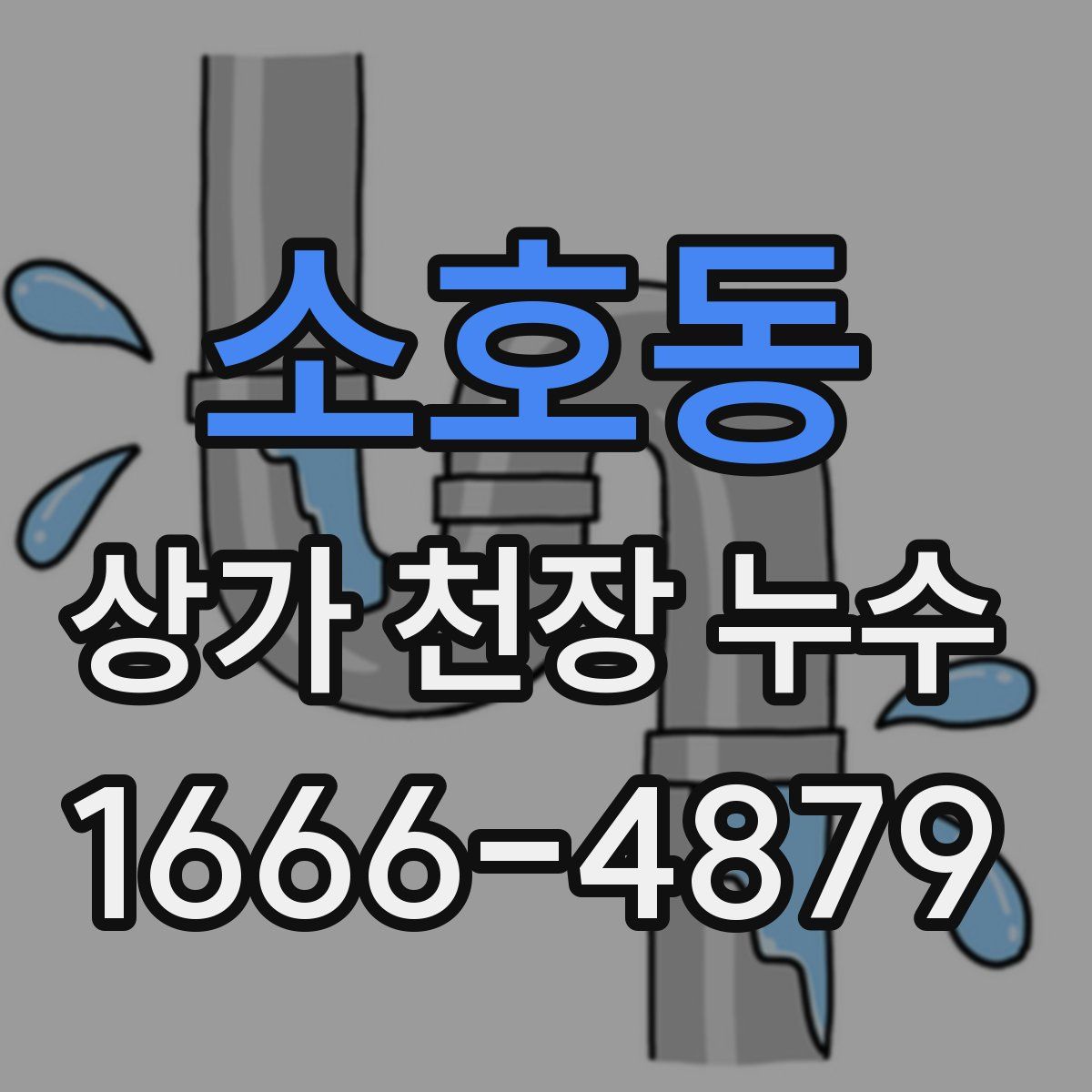 소호동 상가 천장 누수