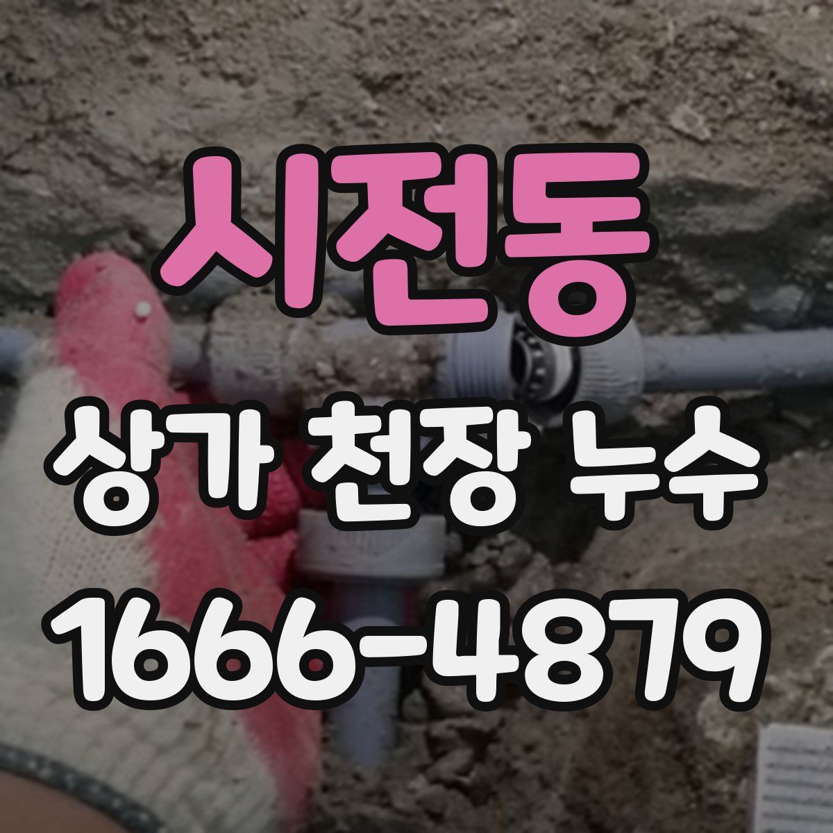 시전동 상가 천장 누수