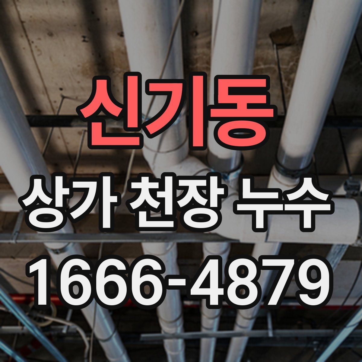 신기동 상가 천장 누수